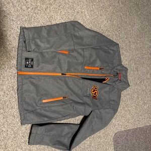 Oklahoma State Cowboys Franchise Club X-Tech Full-Zip Jacket - Gray Size Medium